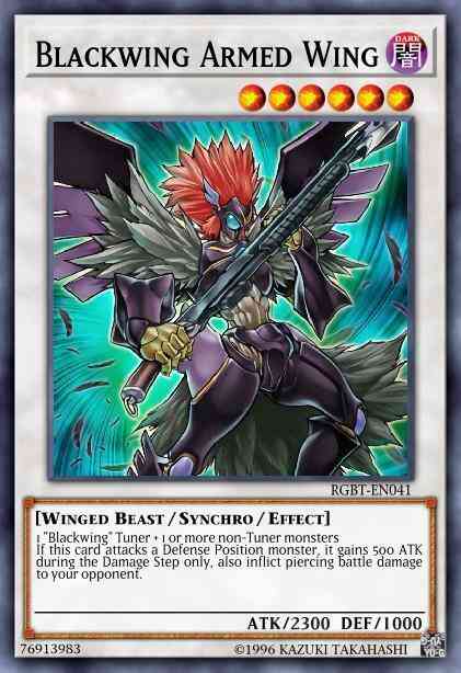 Blackwing Armed Wing - DP11-EN014 - Rare - 1st Edition