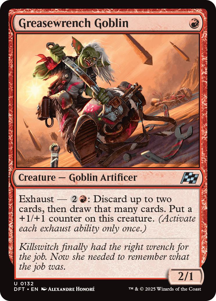 Greasewrench Goblin [132] [Aetherdrift] [Foil]