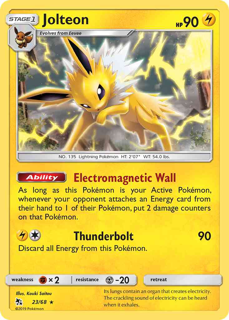 Jolteon - 23/68 - Rare [sm115-23] [Reverse Holo]