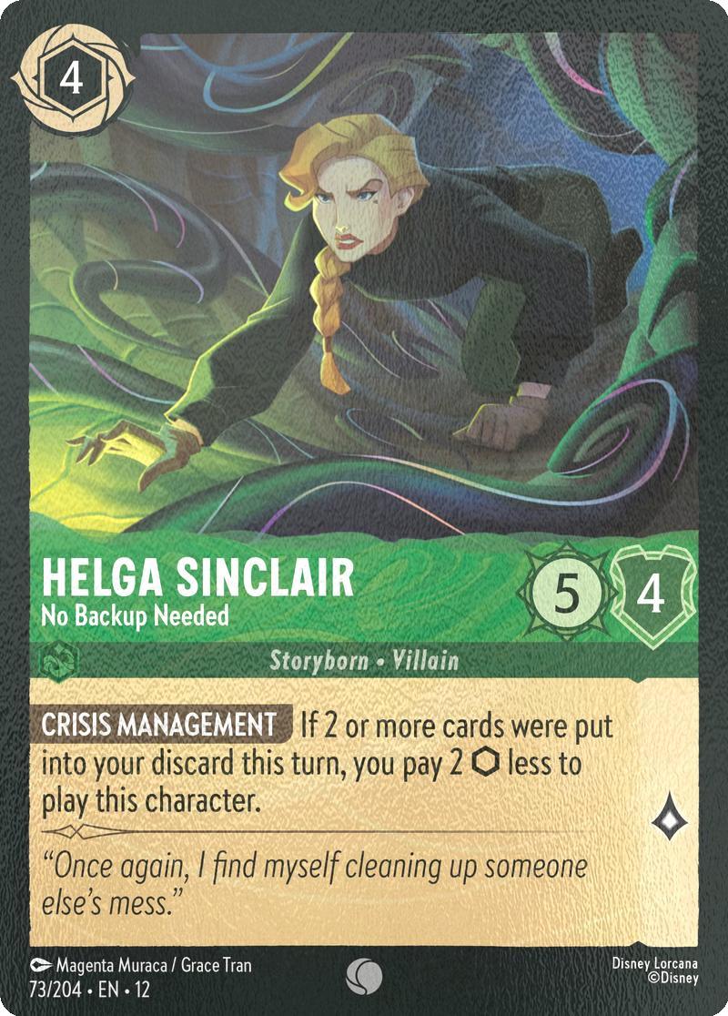 Helga Sinclair - No Backup Needed - 73/204 [Wilds Unknown] [Cold Foil]