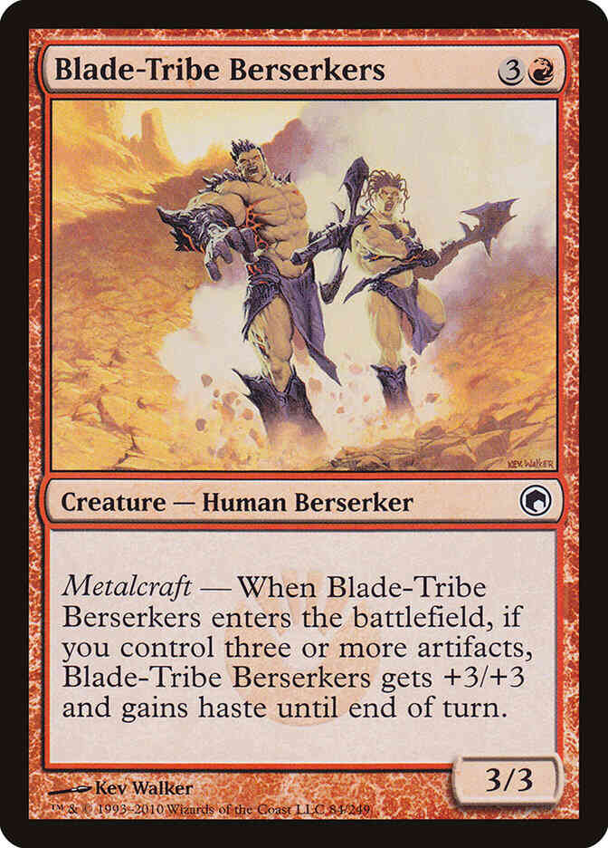 Blade-Tribe Berserkers [84] [Scars Of Mirrodin] [Non-Foil]