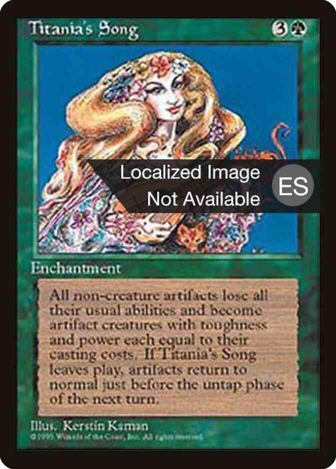 Titania's Song - Chinese [276] [Fourth Edition Black Border: Chinese] [Non-Foil]