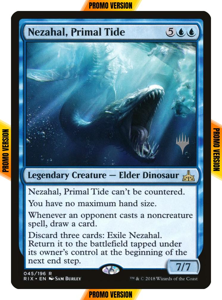Nezahal, Primal Tide [45p] [Promo Pack] [Rivals of Ixalan Promos] [Foil]