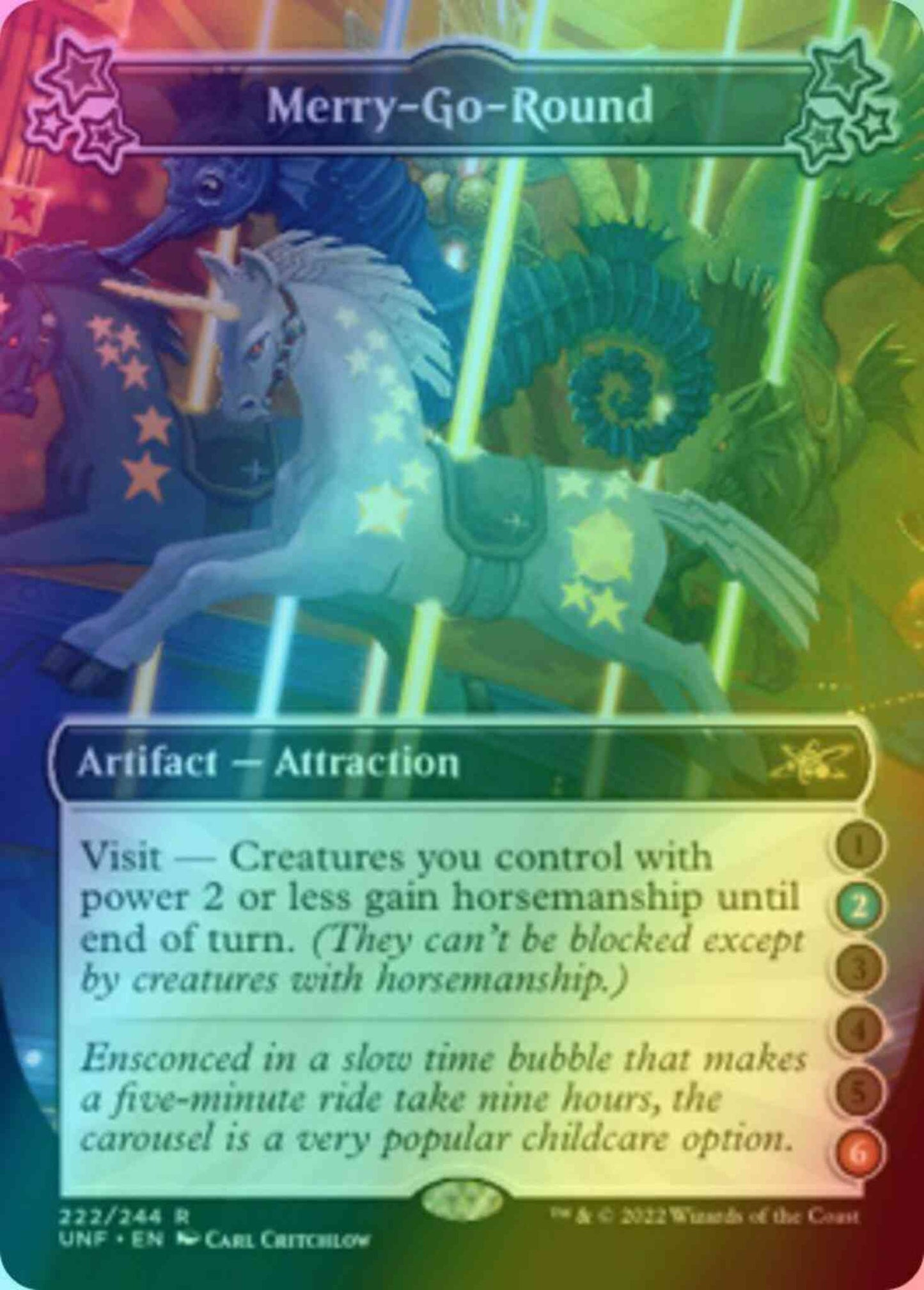 Merry-Go-Round (2/6) [222a] [Borderless] [Unfinity] [Foil]