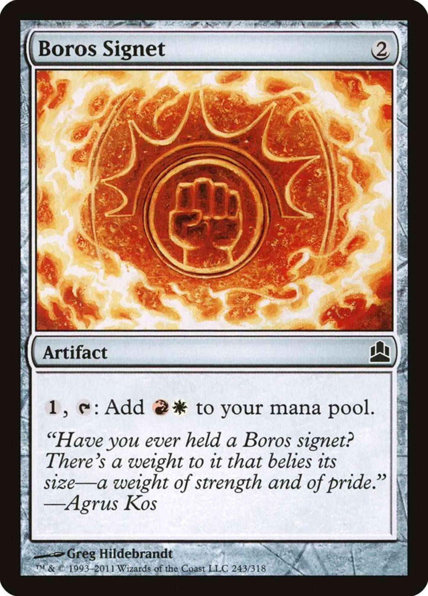 Boros Signet [243] [Commander 2011] [Non-Foil]