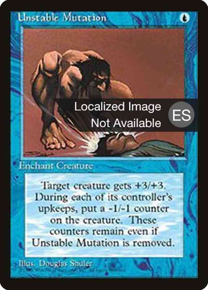 Unstable Mutation - Chinese [110] [Fourth Edition Black Border: Chinese] [Non-Foil]