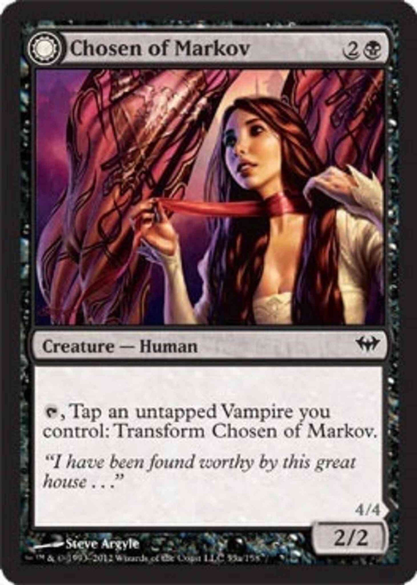 Chosen of Markov // Markov's Servant [55] [Dark Ascension] [Non-Foil]