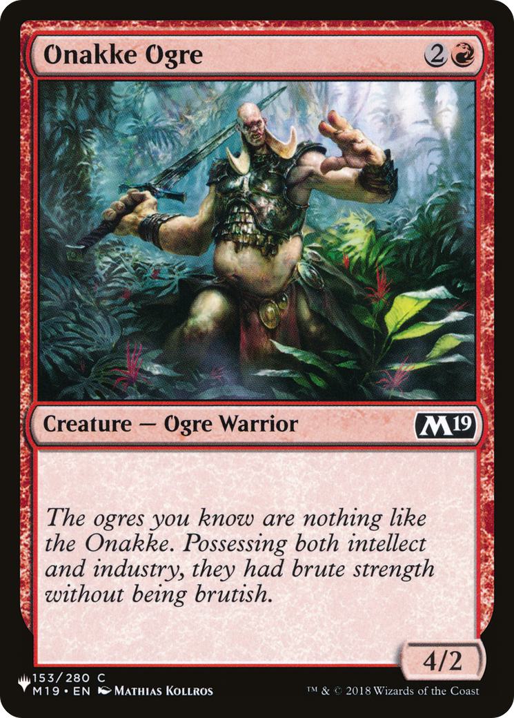 Onakke Ogre [M19-153] [Welcome Decks 2024] [The List] [Non-Foil]