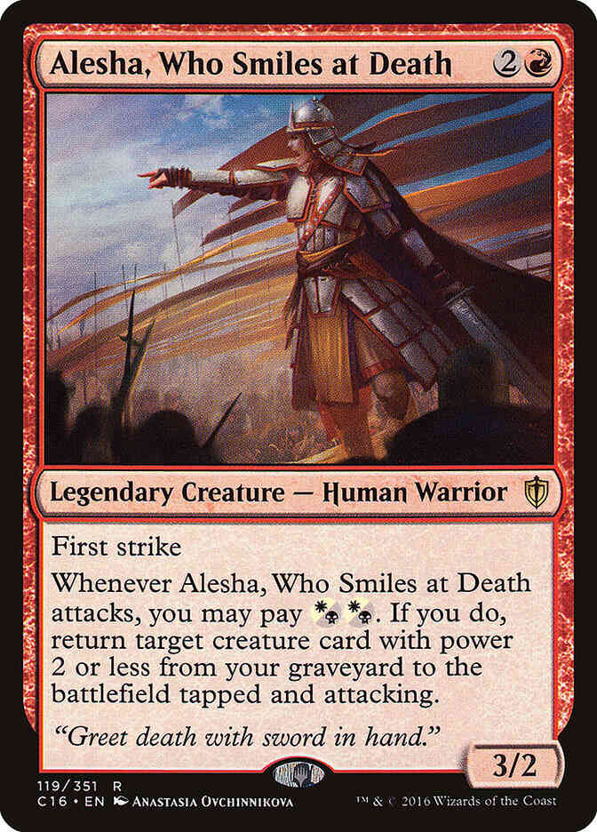 Alesha, Who Smiles at Death [119] [Commander 2016] [Non-Foil]