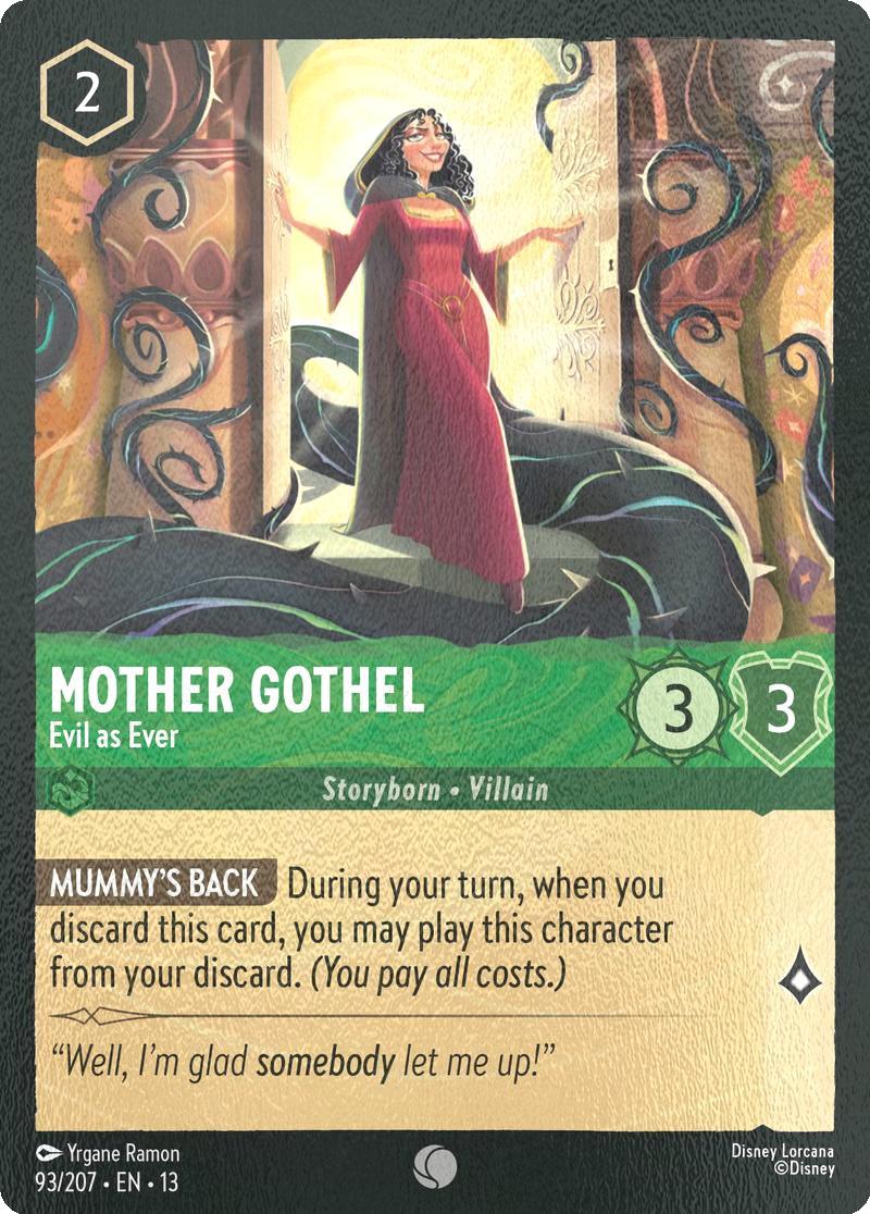 Mother Gothel - Evil as Ever - 93/204 [Attack of the Vine!] [Cold Foil]