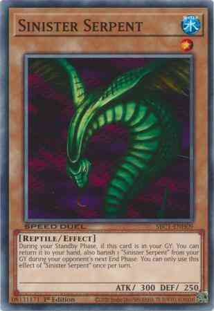 Sinister Serpent - SBC1-ENH09 - Common - 1st Edition
