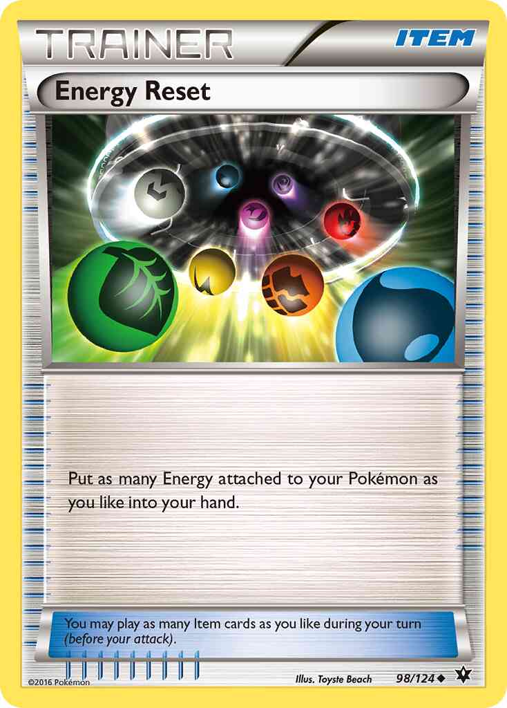 Energy Reset - 98/124 - Uncommon [xy10-98] [Reverse Holo]
