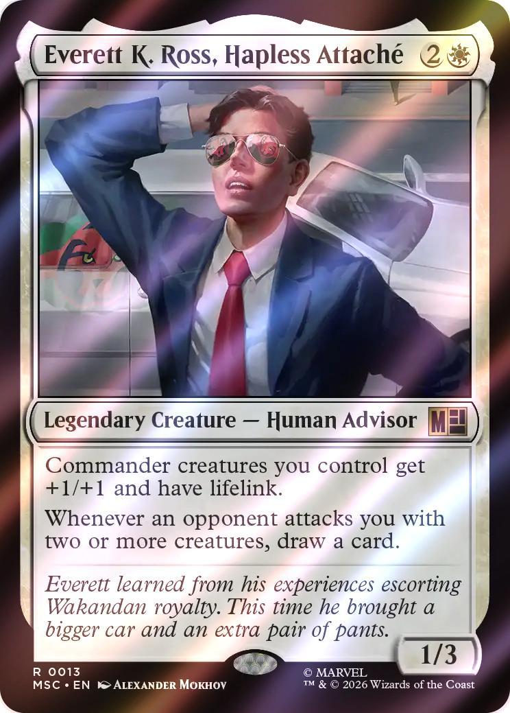 Everett K. Ross, Hapless Attaché [13] [Marvel Super Heroes: Commander] [Surge Foil]