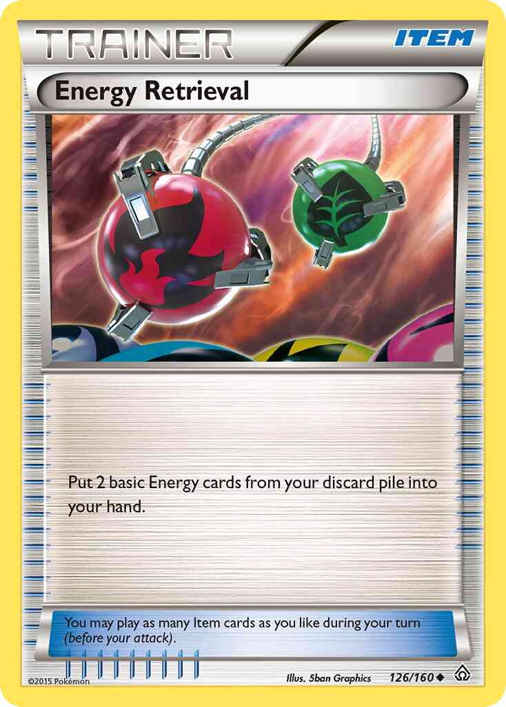 Energy Retrieval - 126/160 - Uncommon [xy5-126] [Non-Holo]