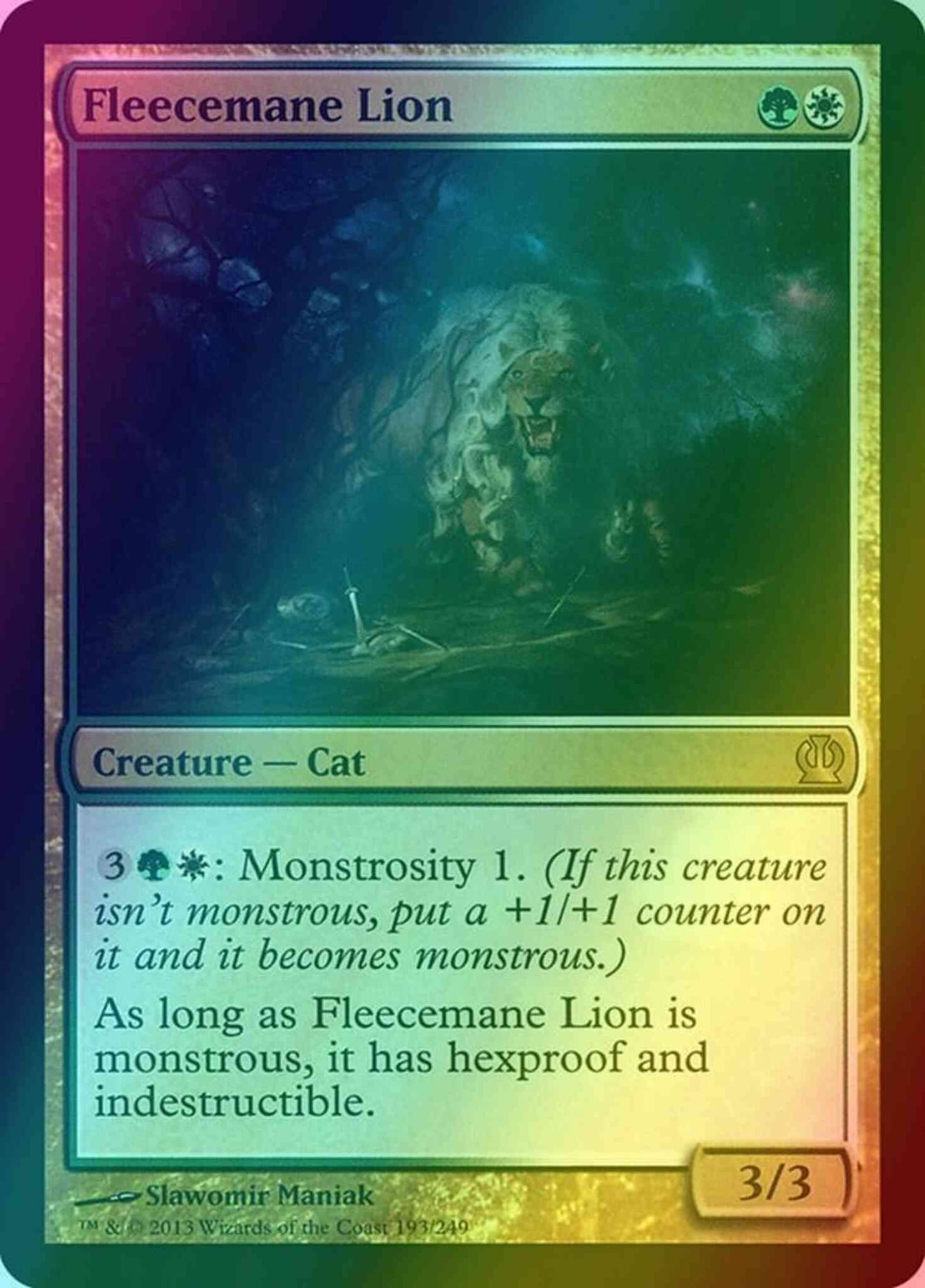 Fleecemane Lion [193] [Theros] [Foil]