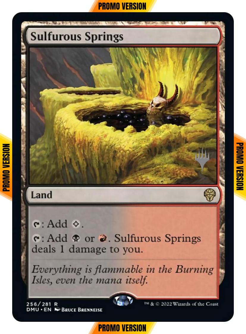 Sulfurous Springs [256p] [Promo Pack] [Dominaria United: Promos] [Non-Foil]