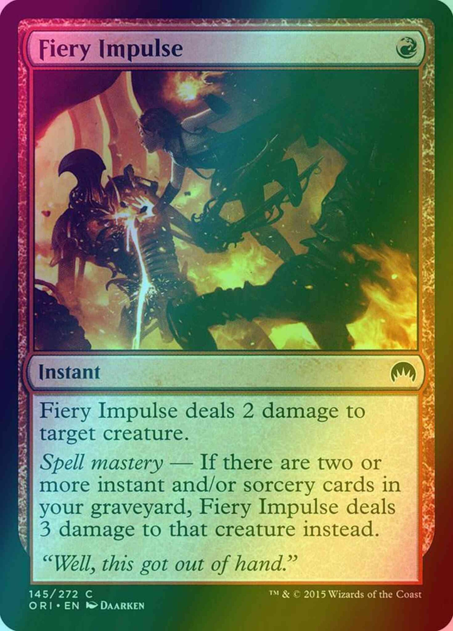 Fiery Impulse [145] [Magic Origins] [Foil]