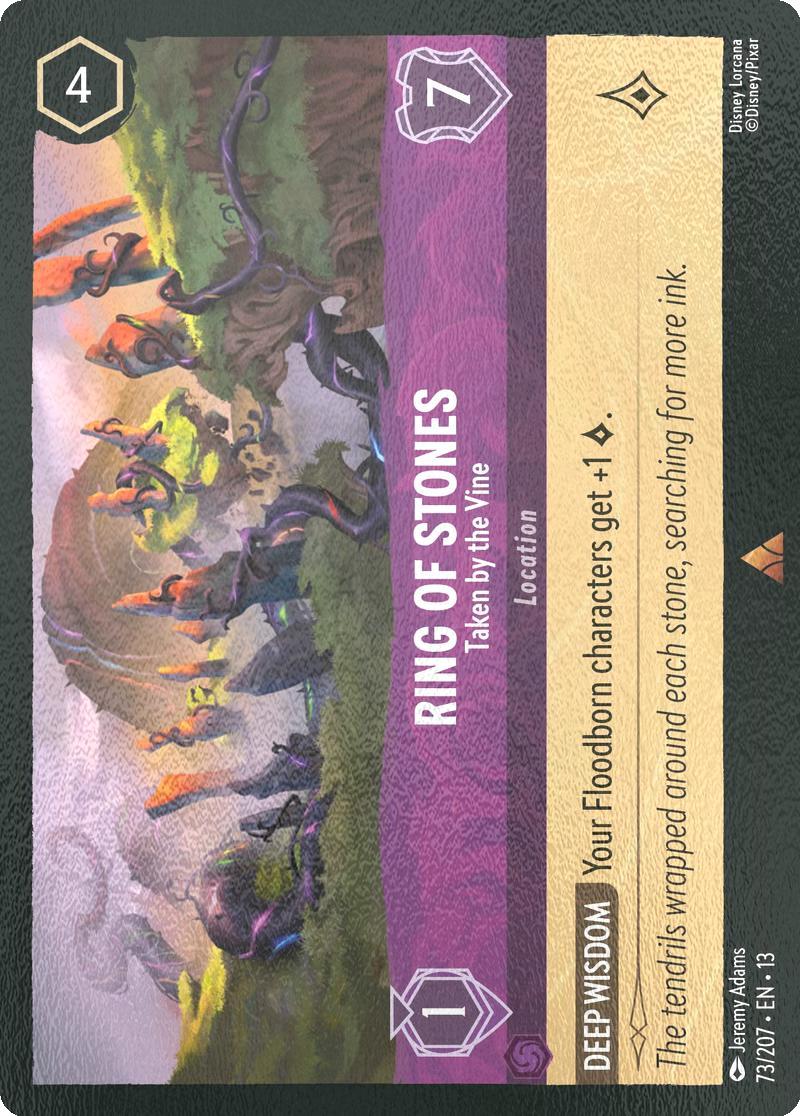 Ring of Stones - Taken by the Vine - 73/204 [Attack of the Vine!] [Cold Foil]