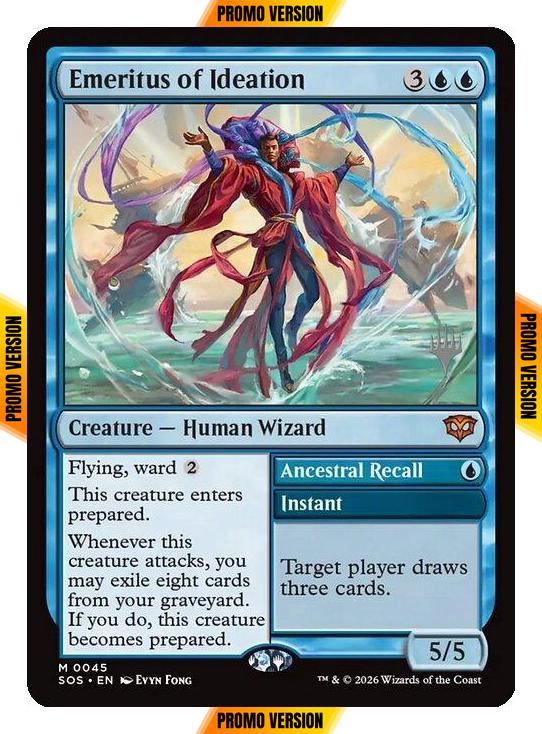 Emeritus of Ideation [45p] [Promo Pack] [Secrets of Strixhaven Promos] [Non-Foil]
