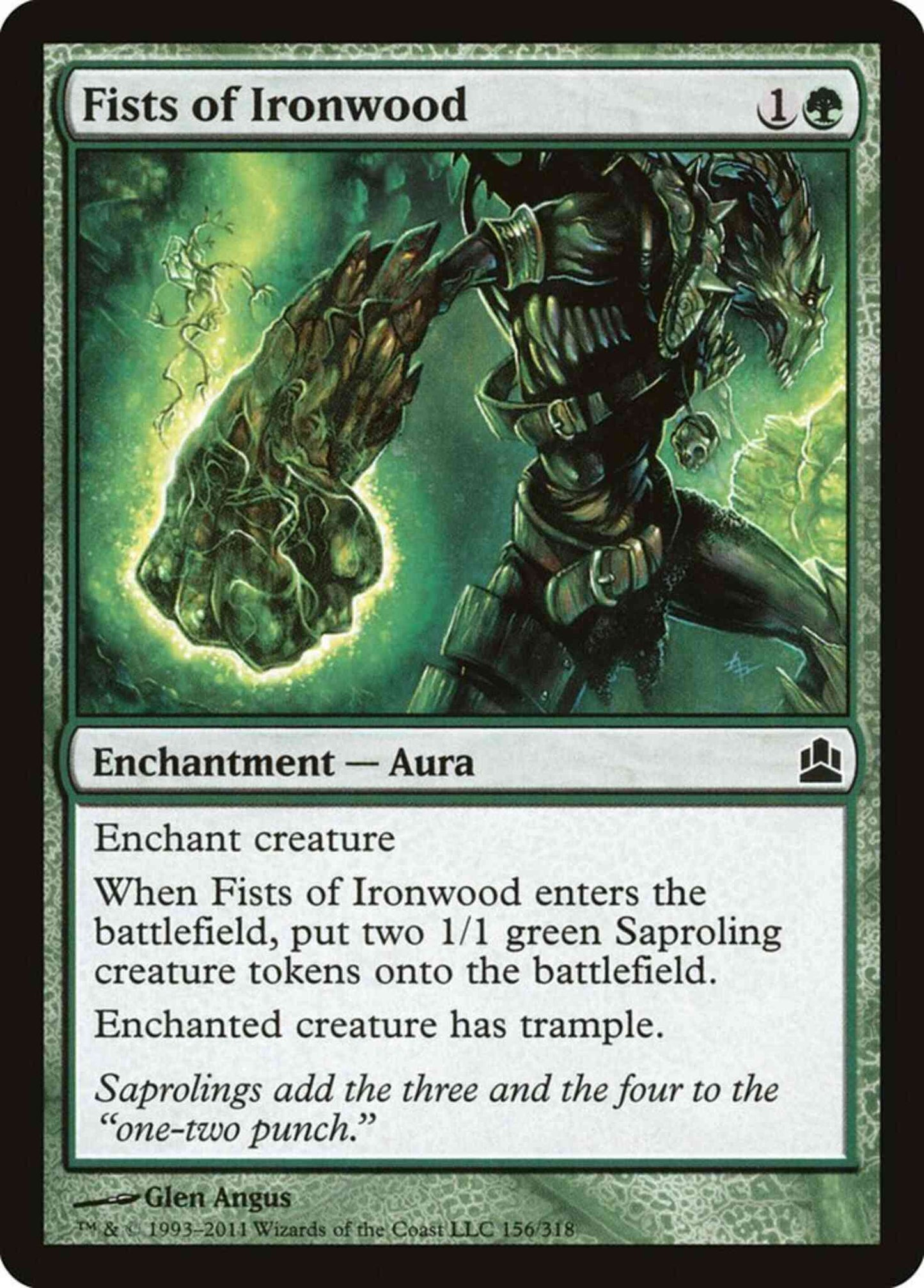 Fists of Ironwood [156] [Commander 2011] [Non-Foil]