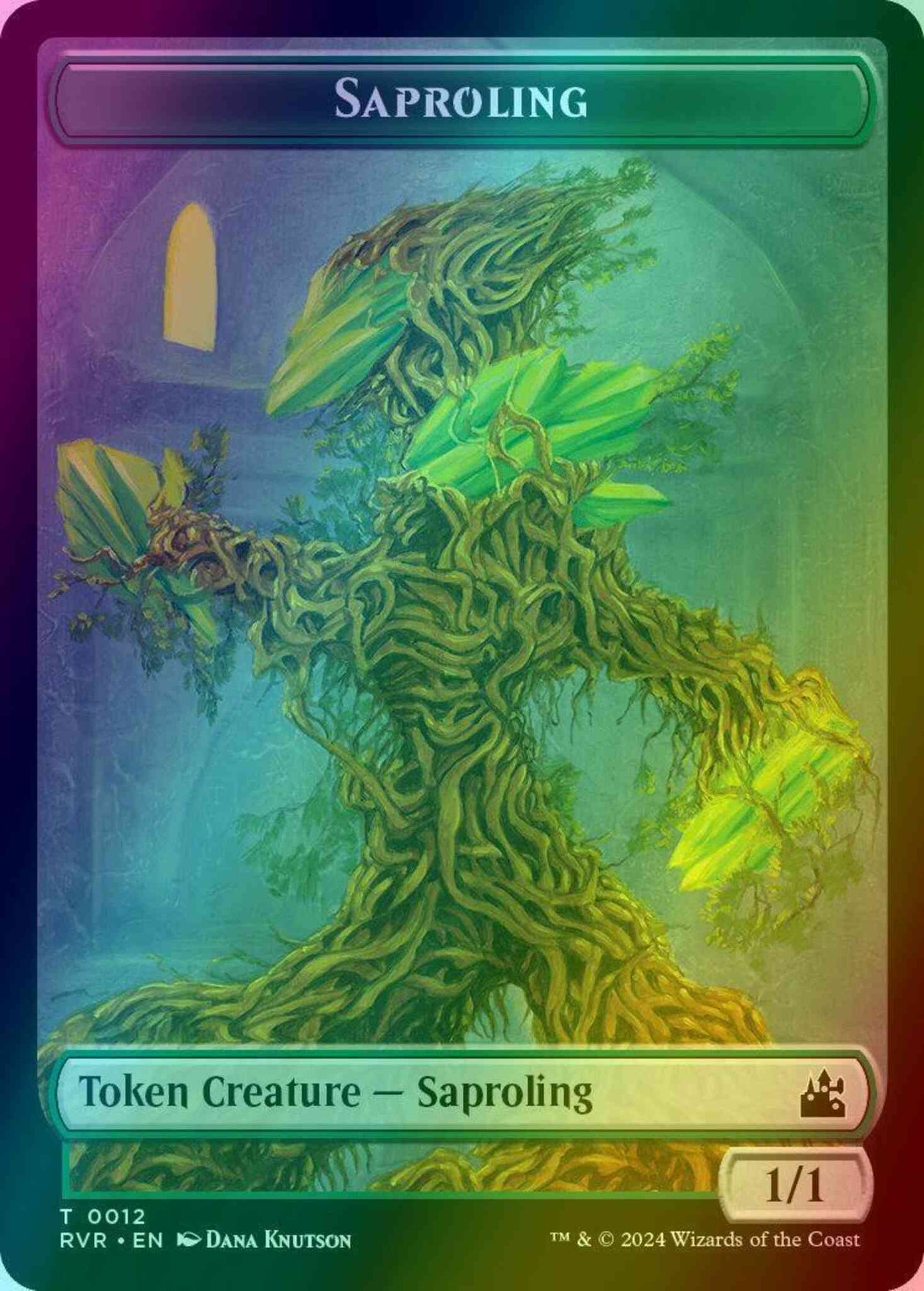 Saproling Token (12) // Zombie Token (06) [Ravnica Remastered: Tokens] [Foil]