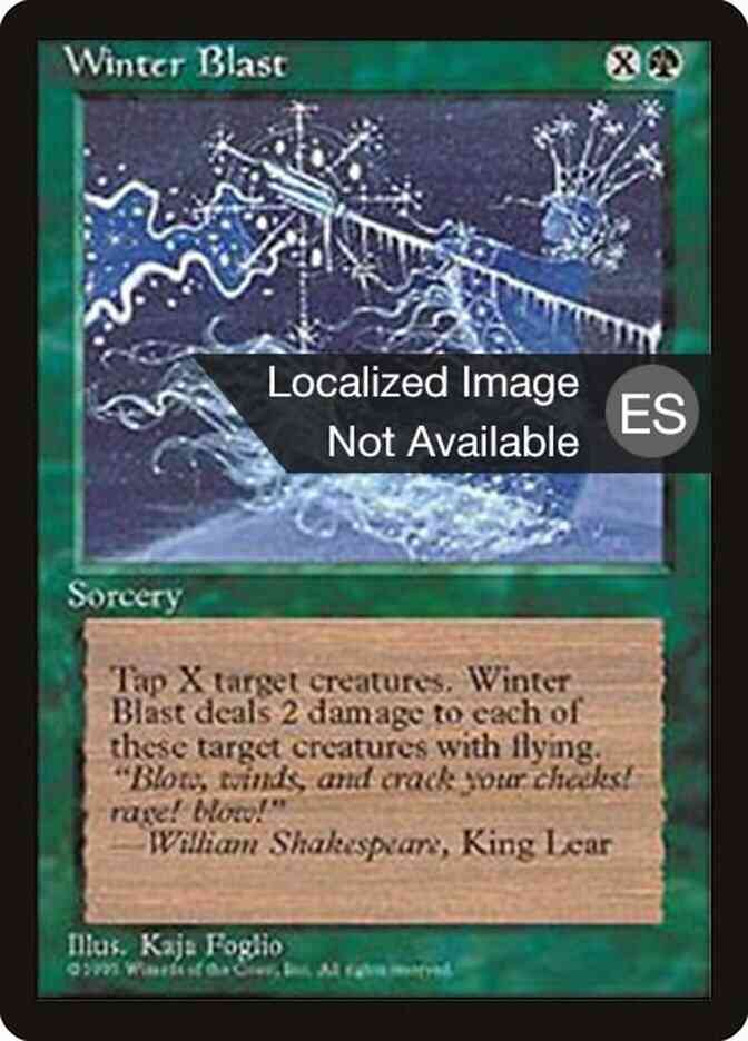 Winter Blast - Chinese [290] [Fourth Edition Black Border: Chinese] [Non-Foil]