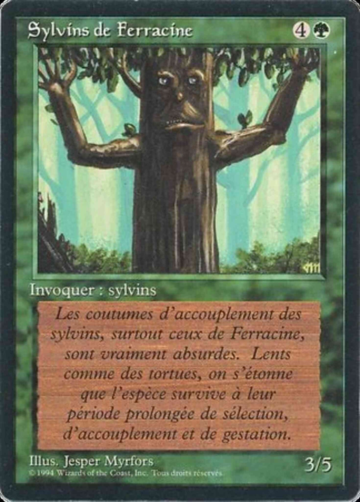 Ironroot Treefolk - French [204] [Foreign Black Border: French] [Non-Foil]