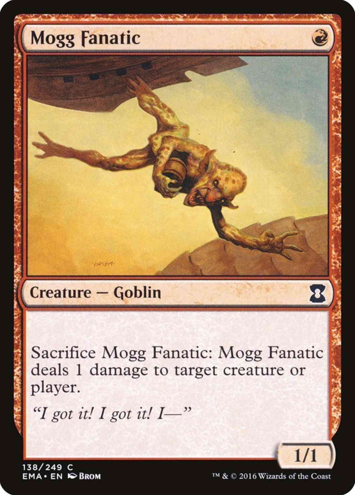 Mogg Fanatic [138] [Eternal Masters] [Non-Foil]