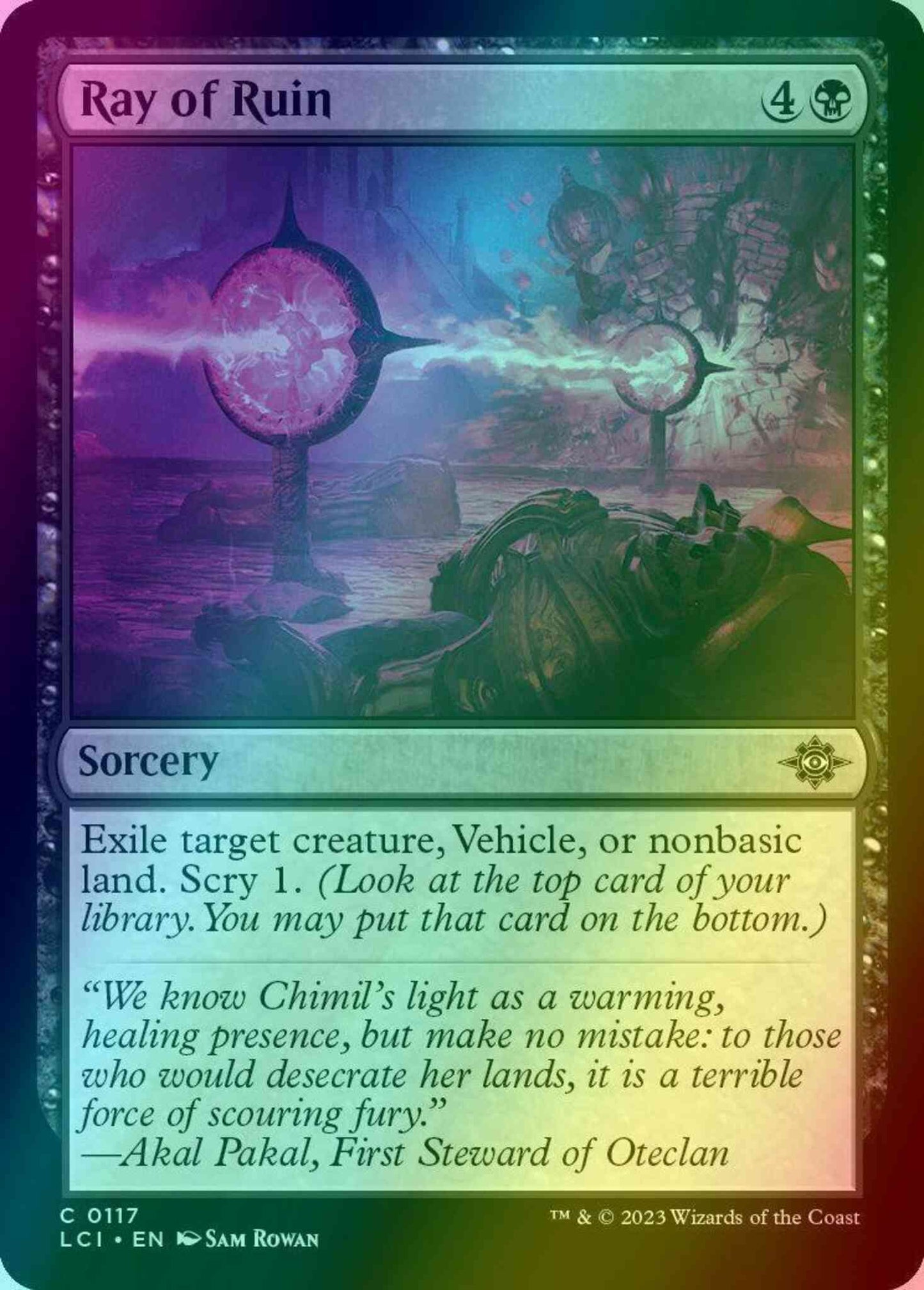 Ray of Ruin [117] [The Lost Caverns of Ixalan] [Foil]