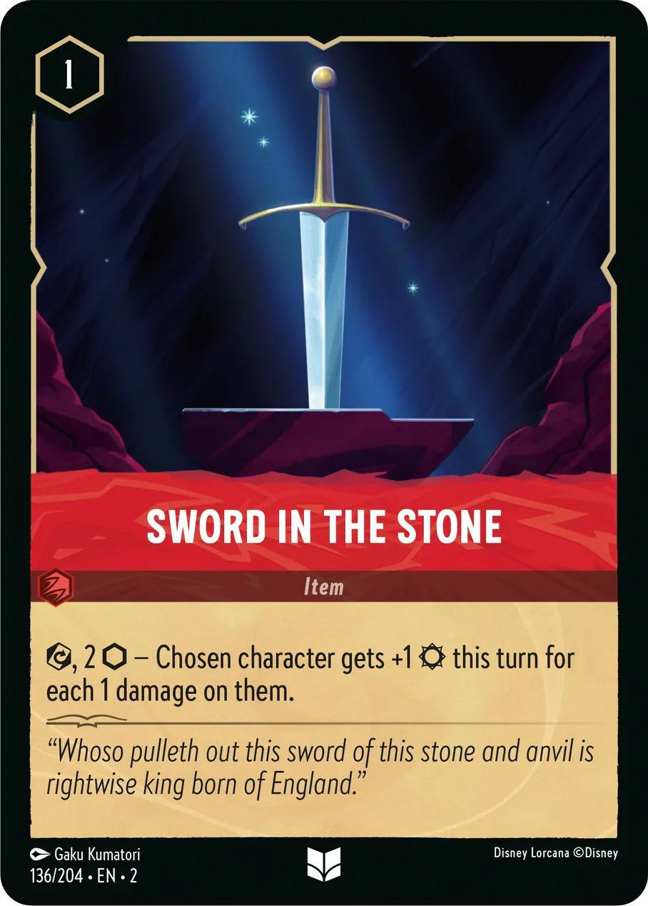 Sword in the Stone - 136/204 [Rise Of The Floodborn] [Non-Foil]