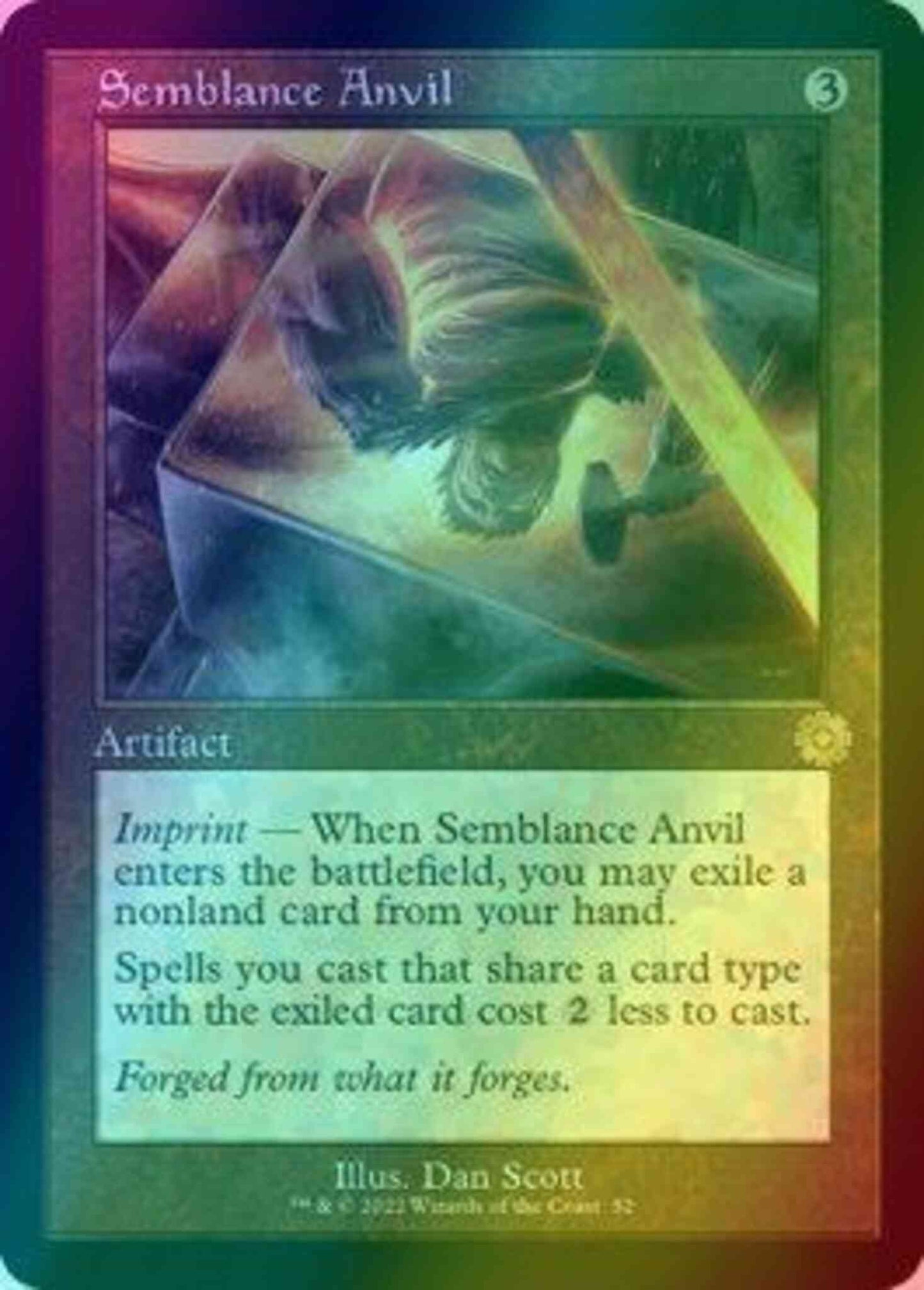Semblance Anvil [52] [Retro Frame] [The Brothers' War Retro Artifacts] [Foil]