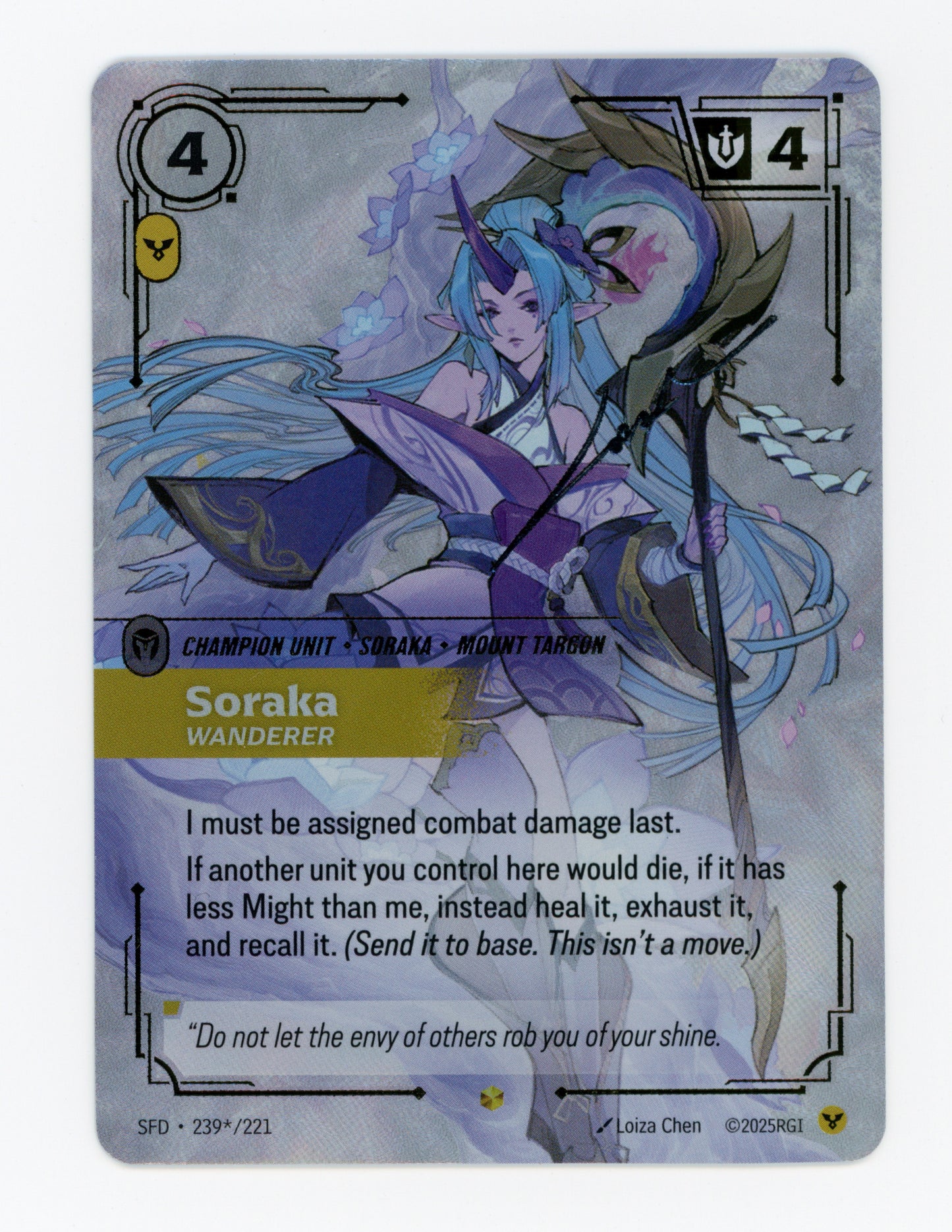 Soraka, Wanderer — Signature|Foil — ID 19754