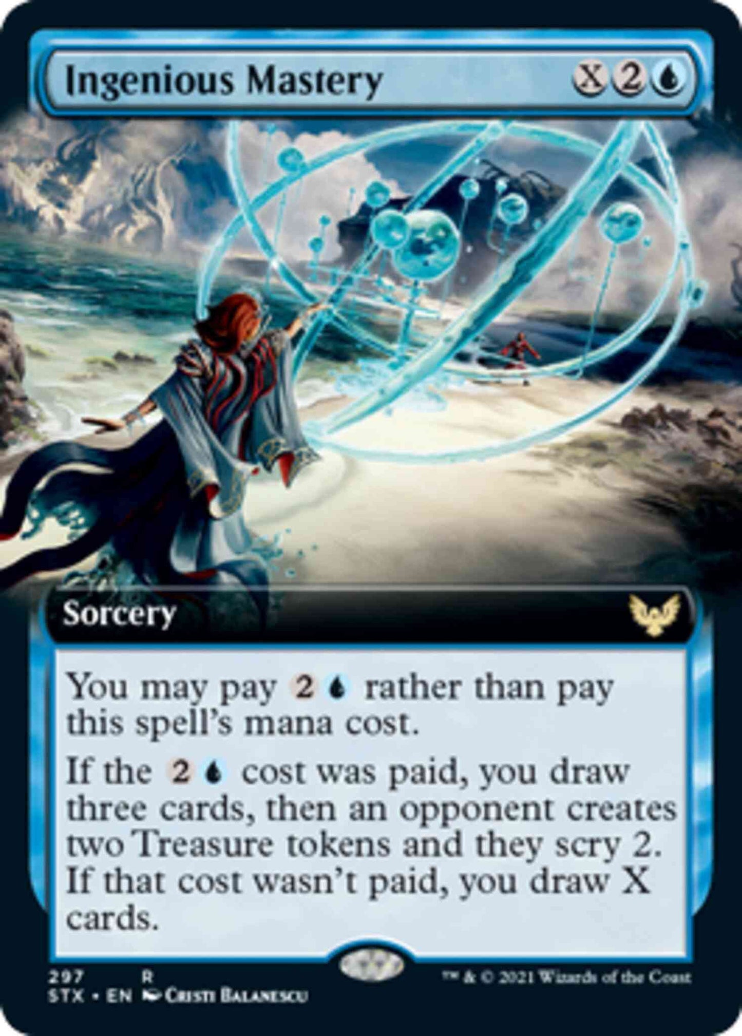 Ingenious Mastery [297] [Extended Art] [Strixhaven: School of Mages] [Non-Foil]