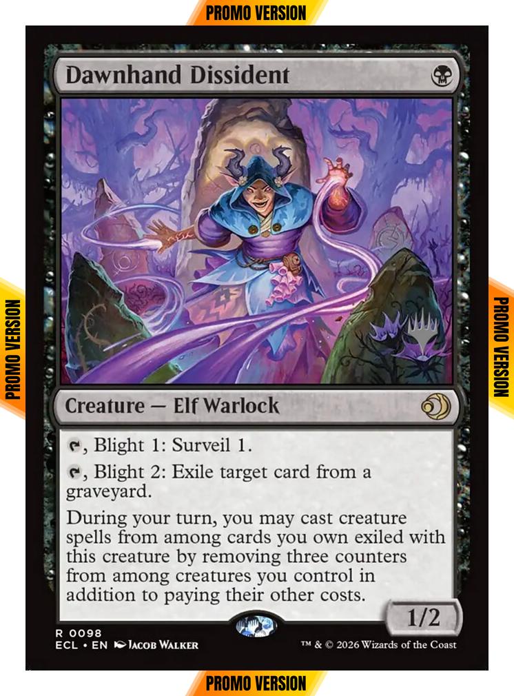 Dawnhand Dissident [98p] [Promo Pack] [Lorwyn Eclipsed: Promos] [Non-Foil]