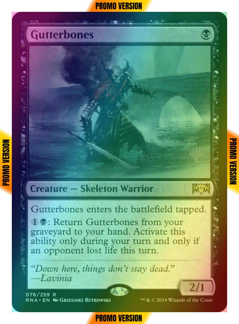 Gutterbones [76p] [Promo Pack] [Ravnica Allegiance Promos] [Foil]
