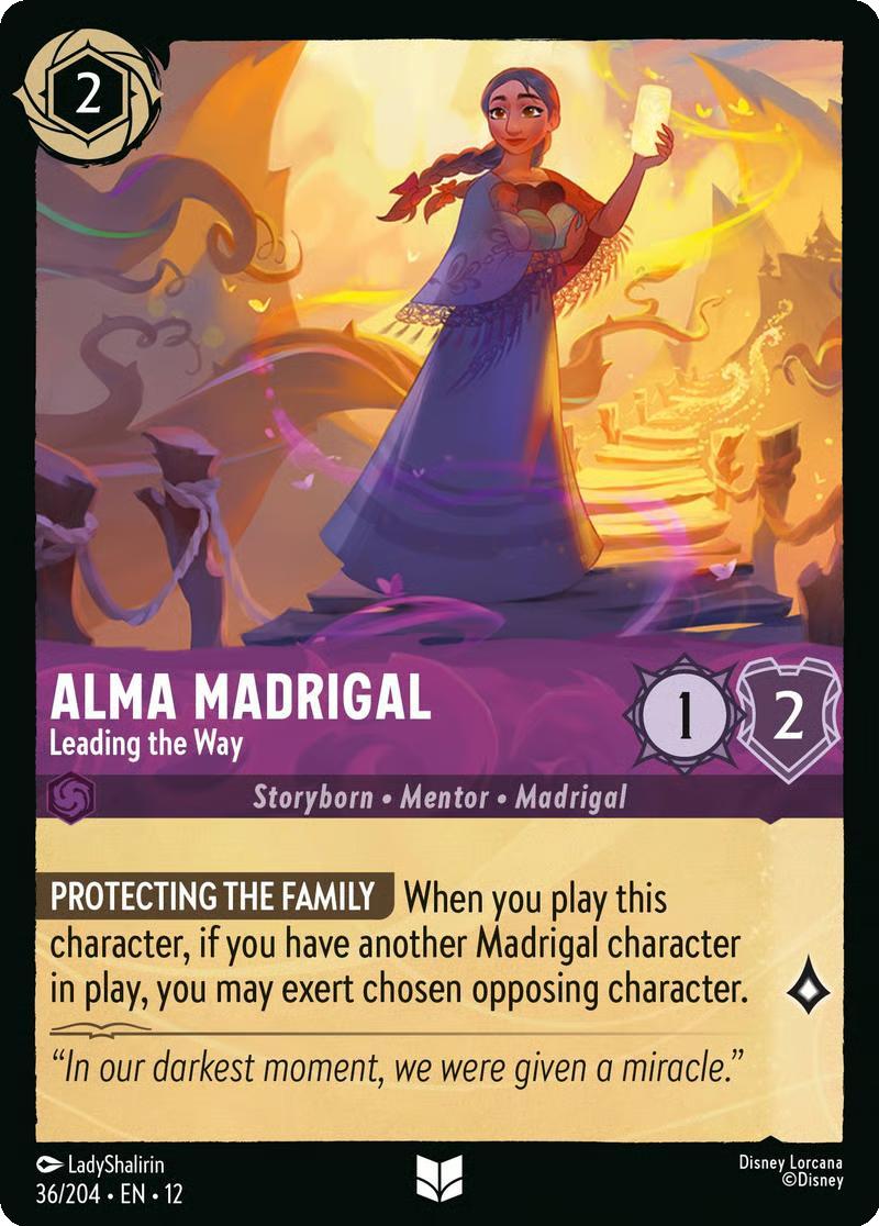 Alma Madrigal - Leading the Way - 36/204 [Wilds Unknown] [Non-Foil]