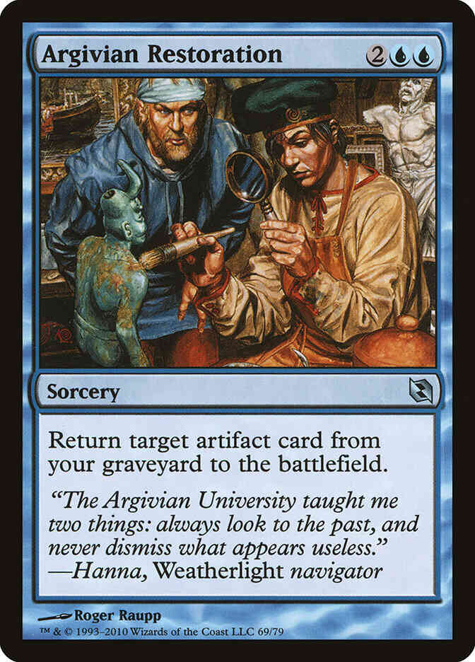Argivian Restoration [69] [Duel Decks: Elspeth vs. Tezzeret] [Non-Foil]