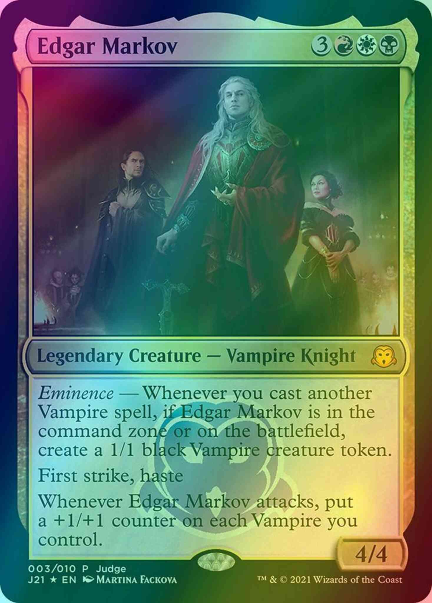 mtg Edgar Markov J21 EN foil ジャッジ褒賞 エドガー・マルコフ