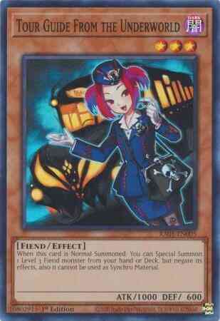 Tour Guide From the Underworld - RA01-EN005 - Super Rare - 1st Edition