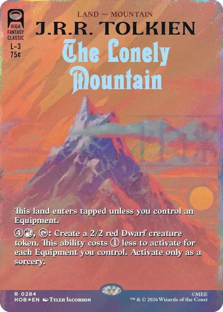 The Lonely Mountain [284] [Borderless] [Book Cover] [The Hobbit] [Surge Foil]