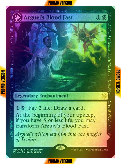 Arguel's Blood Fast // Temple of Aclazotz [90] [XLN Treasure Chest] [Foil]
