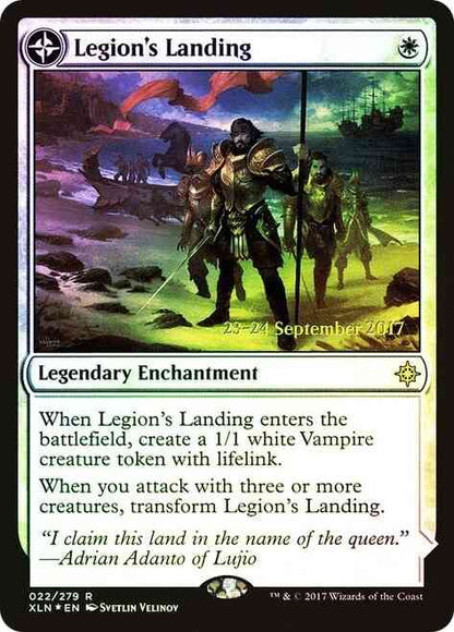 Legion's Landing // Adanto, the First Fort [22s] [Ixalan Promos] [Foil]