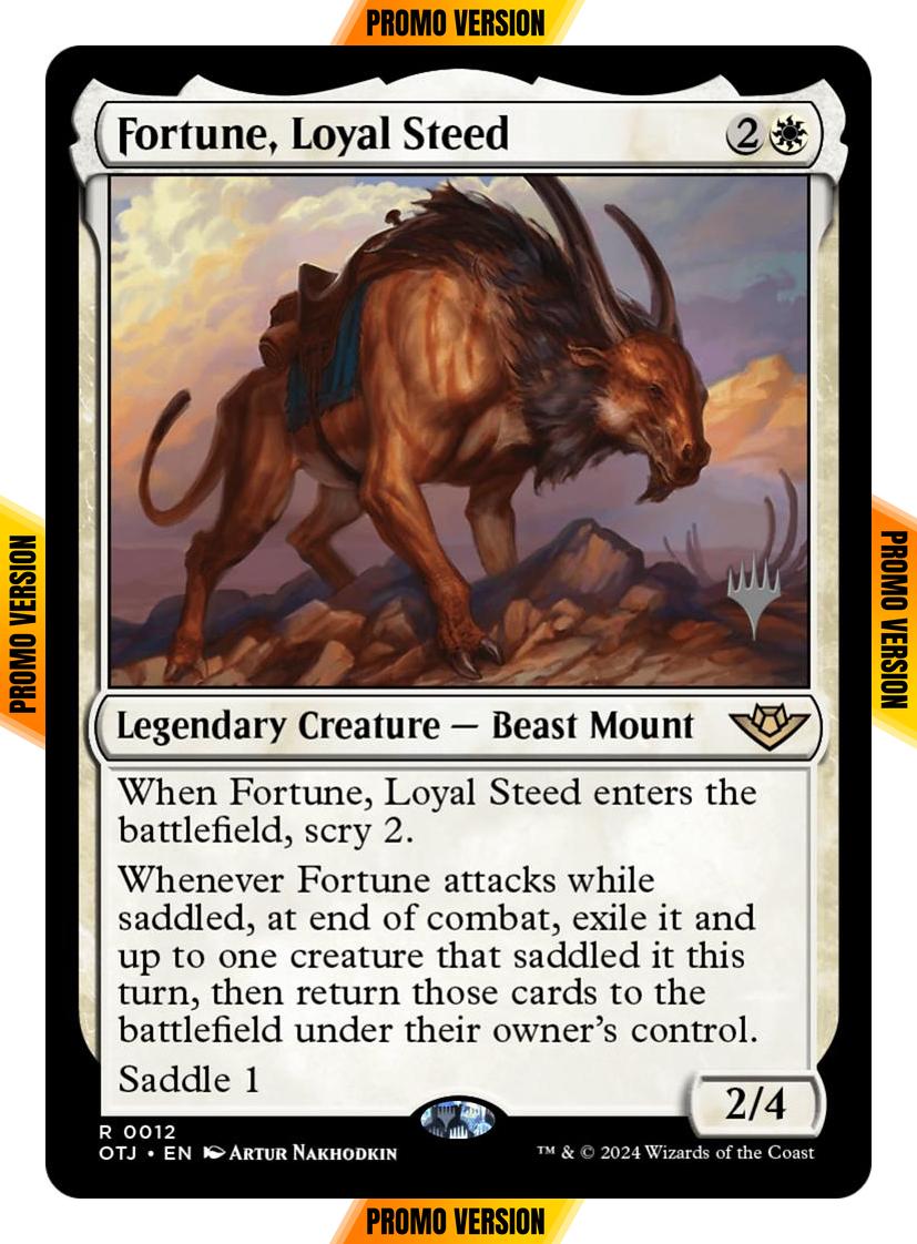 Fortune, Loyal Steed [12p] [Promo Pack] [Outlaws of Thunder Junction: Promos] [Non-Foil]