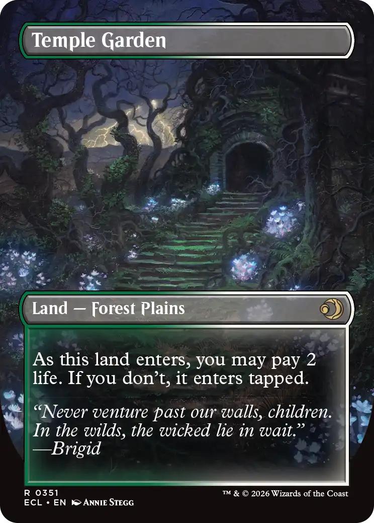 Temple Garden // Temple Garden [351] [Borderless] [Reversible
