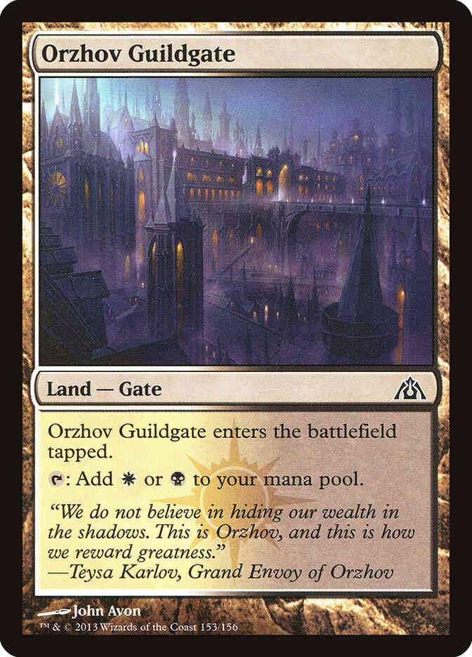 Orzhov Guildgate [153] [Dragon's Maze] [Non-Foil]