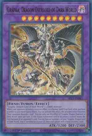 Grapha, Dragon Overlord of Dark World - SR13-EN041 - Ultra Rare - 1st Edition