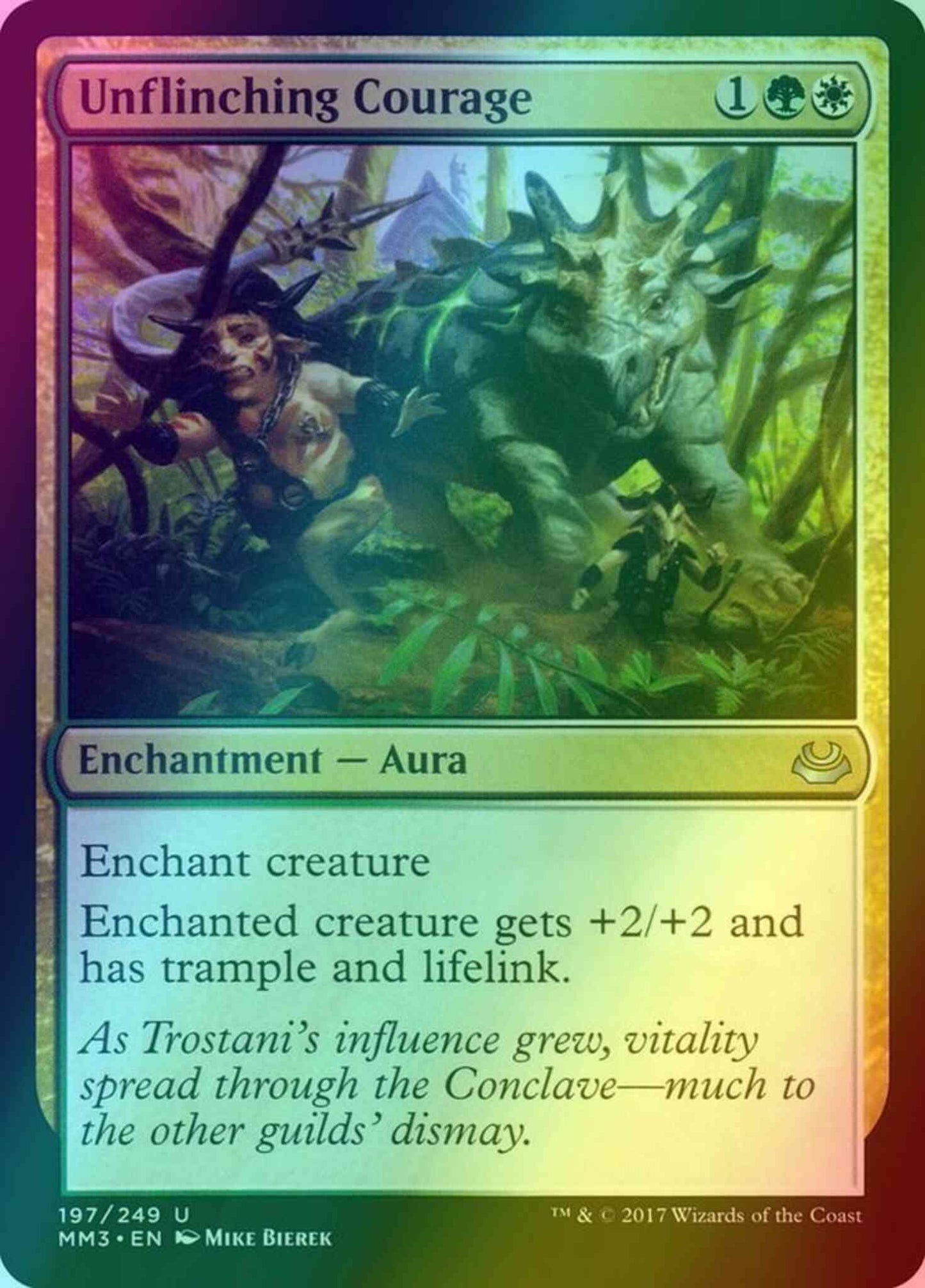 Unflinching Courage [197] [Modern Masters 2017] [Foil]