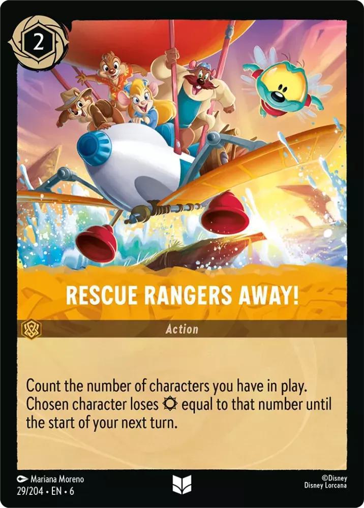 Rescue Rangers Away! - 29/204 [Azurite Sea] [Non-Foil]