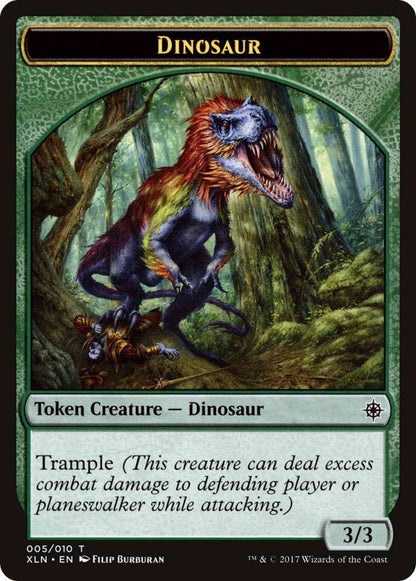 Dinosaur Token (05) // Treasure Token (09) [Ixalan Tokens] [Non-Foil]