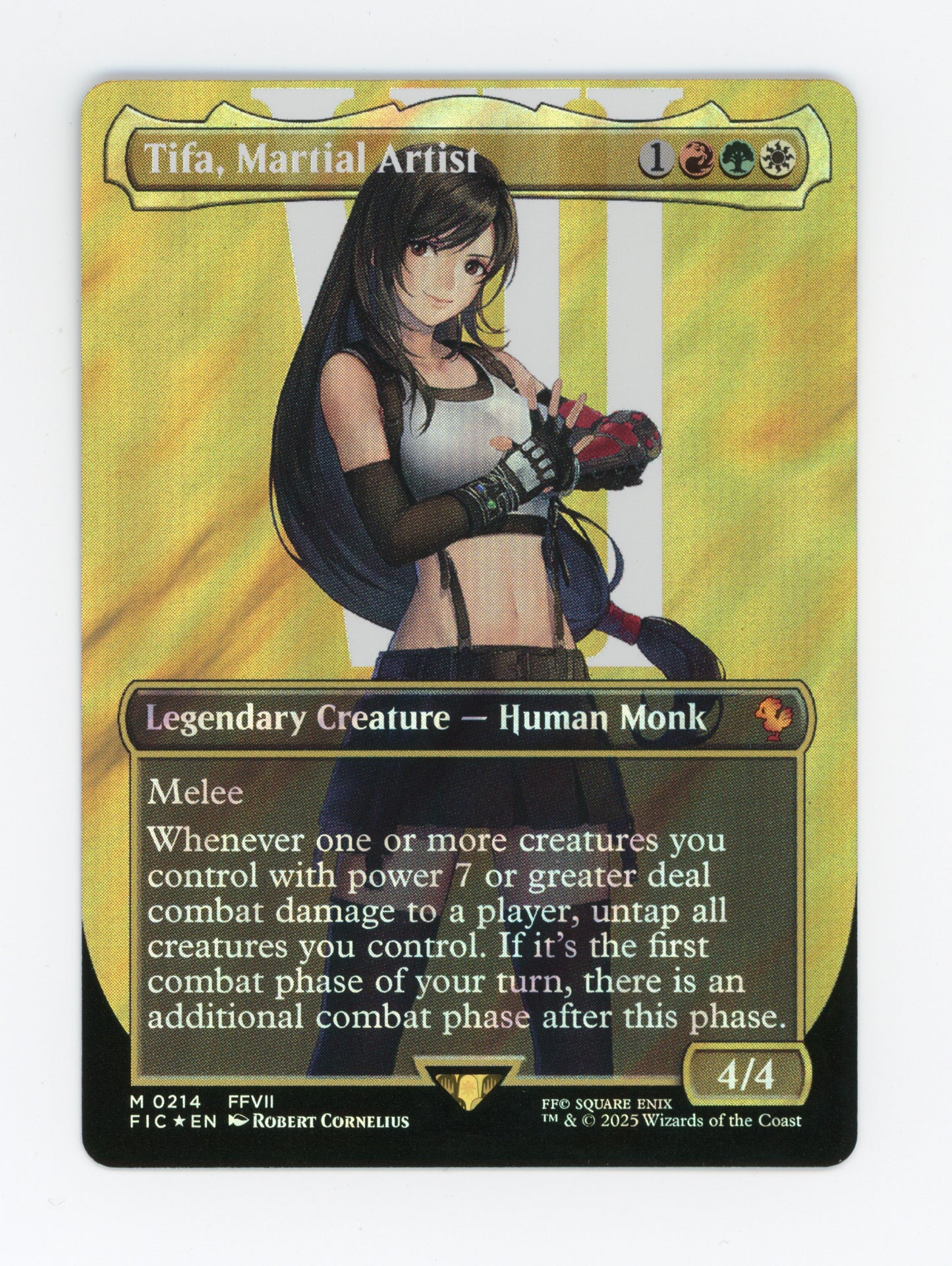 Tifa, Martial Artist — Borderless|Character|Surge Foil — ID 19884